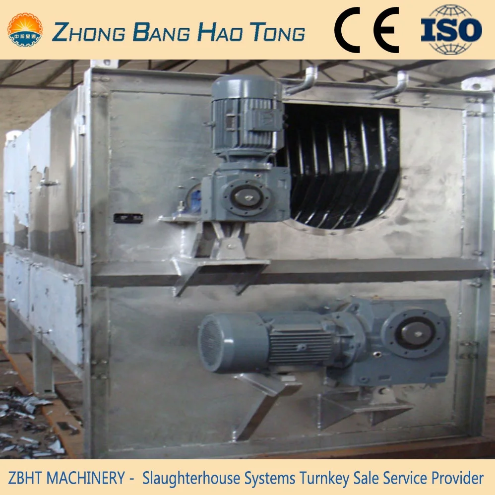 rotary pig hair removing machine with good hair removing function