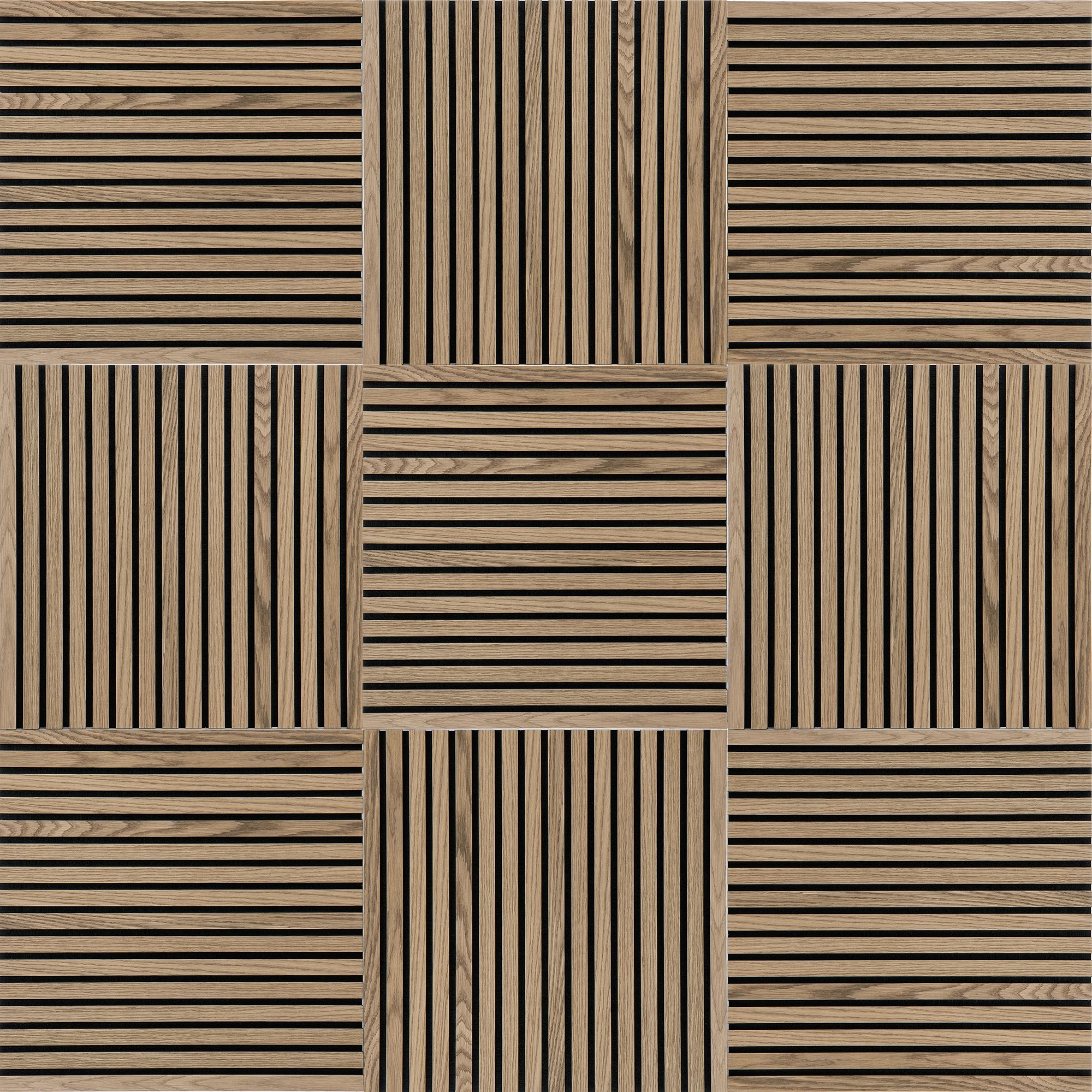 Mini 600mm Decorative Panels Walnut Acoustic for Bedroom Decor Sound Insulation Wood Panel Acoust Soundproof