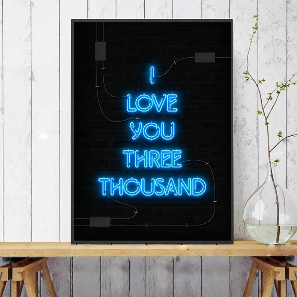 Nordic style wall art posters and prints Games room decorative painting Bedroom living room oil painting mural