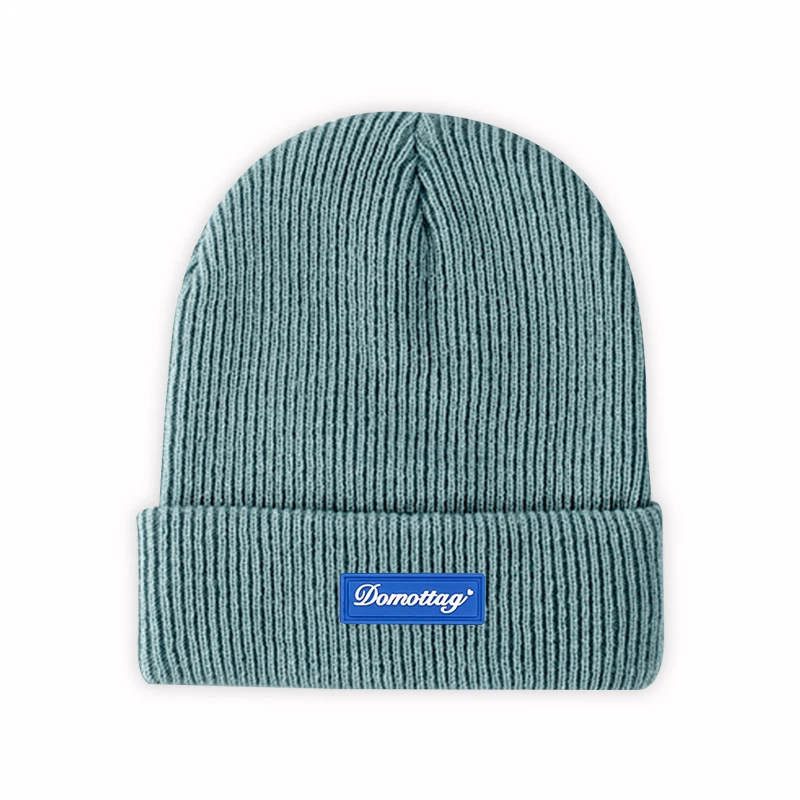 Classic Custom Your Own Embroidery Logo Beanies Jacquard Knitted Hats Wholesale Warm Hat
