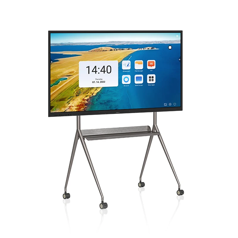 Gaokeview 55 to 98 inch inches led HD 4k tou ch screen monitor china carved lcd tv price interactive flat panel all in one pc