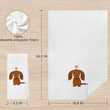 Custom Printing Personalised Logo Microfiber Fabric Multifunctional Eco-friendly Kitchen Tea Towel With Hanging Loop