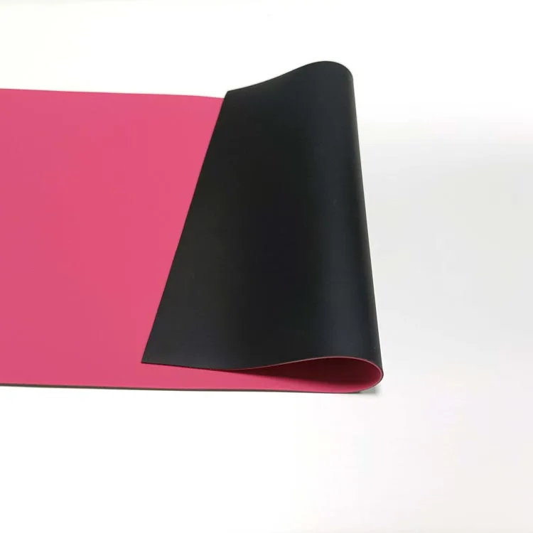 Custom Two-tone color tasteless silicone good elasticity anti-slip latex silicone rubber sheet