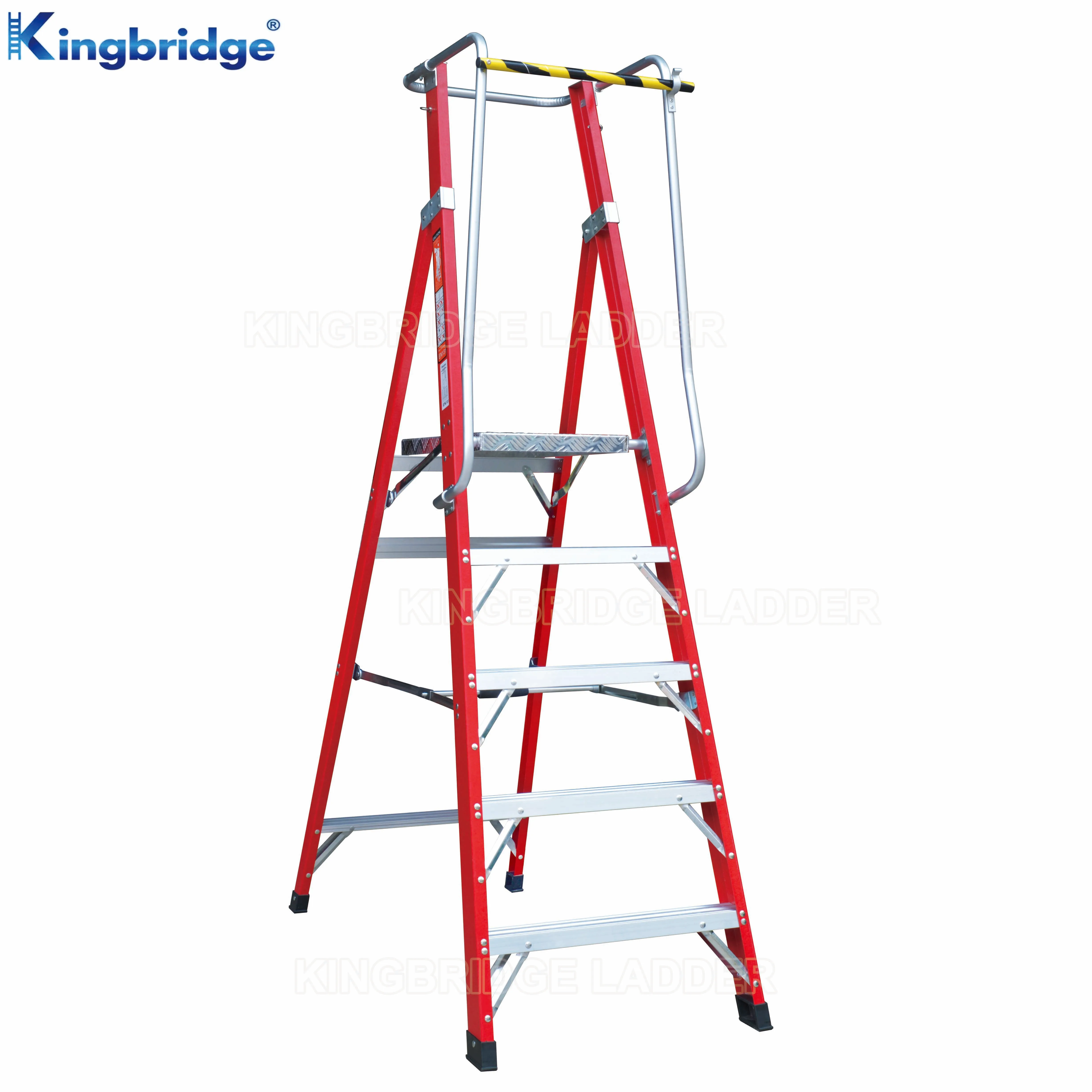 Большая клетчатая лестница из стекловолокна, толщина профиля 3,0 мм для электромонтажных работ в Юго-Восточной Азии