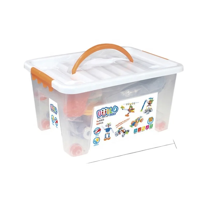 10 in 1 STEM Toys for Kids 167pcs Building Toys Kit Creative Construction Engineering Learning Toys for kids DIY Building Block