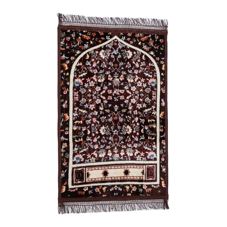 Customized Thick Muslim Prayer Mat Christian Soft Luxury Prayer Mat Rug Muslim Prayer Carpet For Man