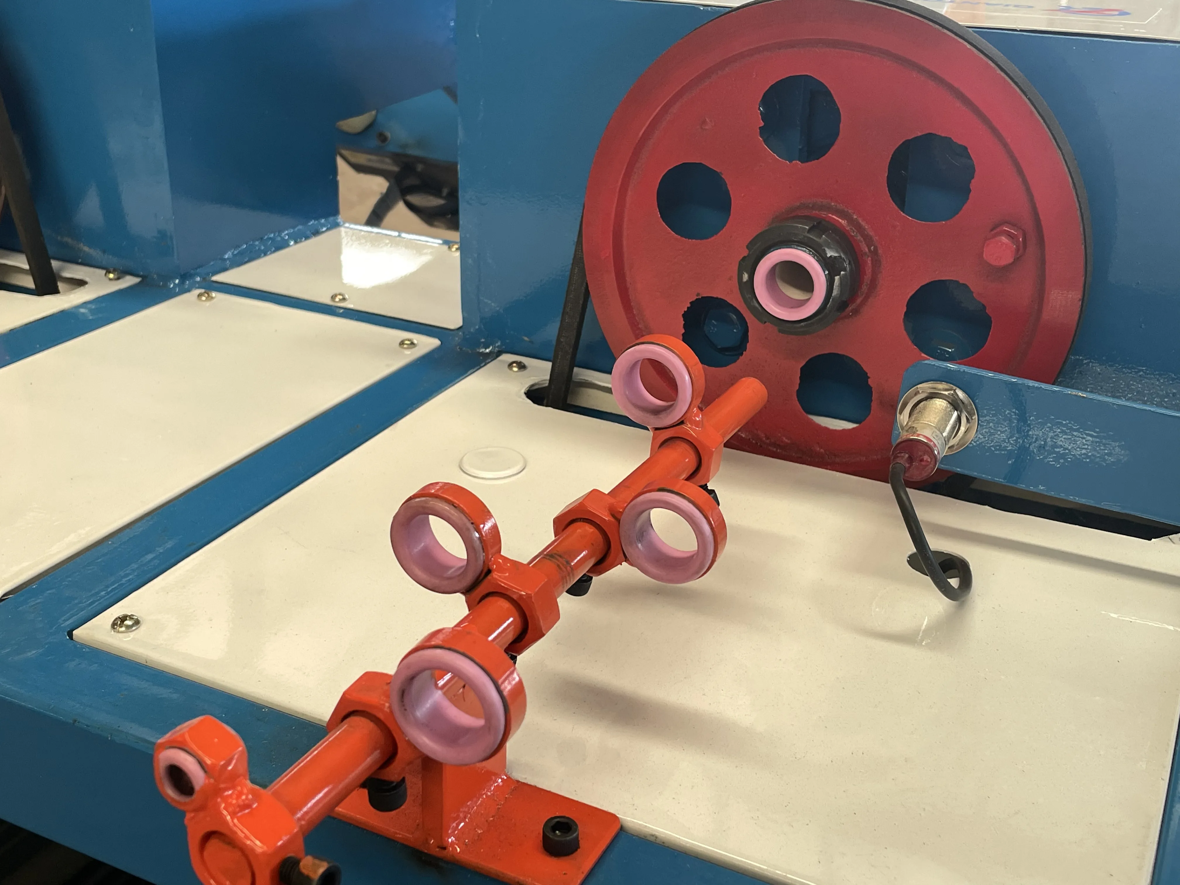 Semi-automatic mini model pp raffia twine rope yarn ball winder