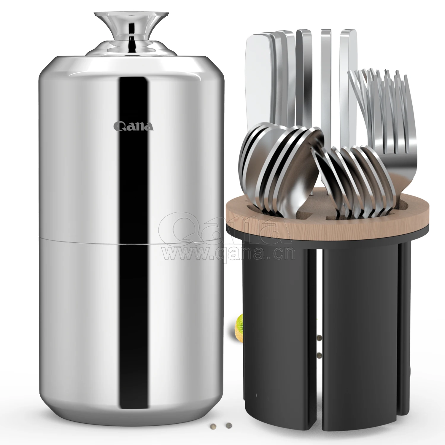 QANA Factory Wholesale OEM China Manufacturer Dinner Party Luxury Cutlery Set Stainless Steel Flatware Tableware knife and fork