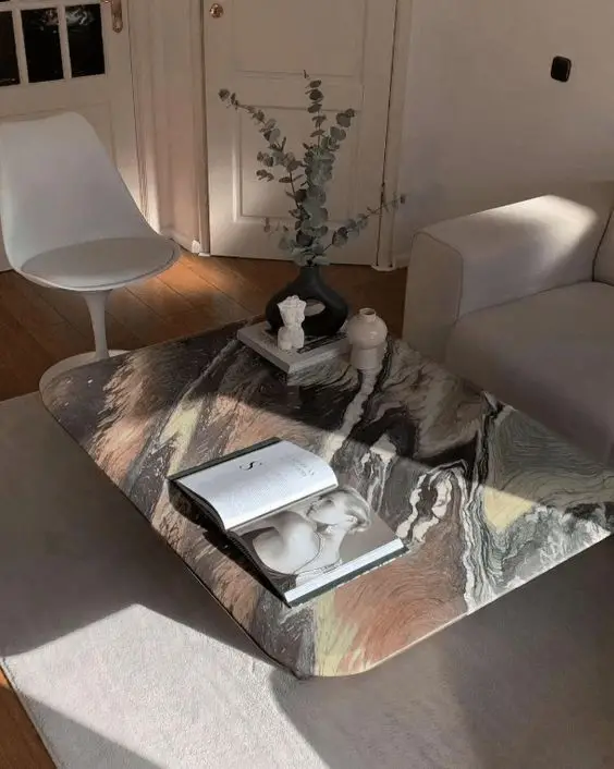 SHIHUI Luxury Stone Living Room Background Wall Rosso Luana Kinawa Violet Polished Glazed Slabs Wall Tiles Marble Wall Slab