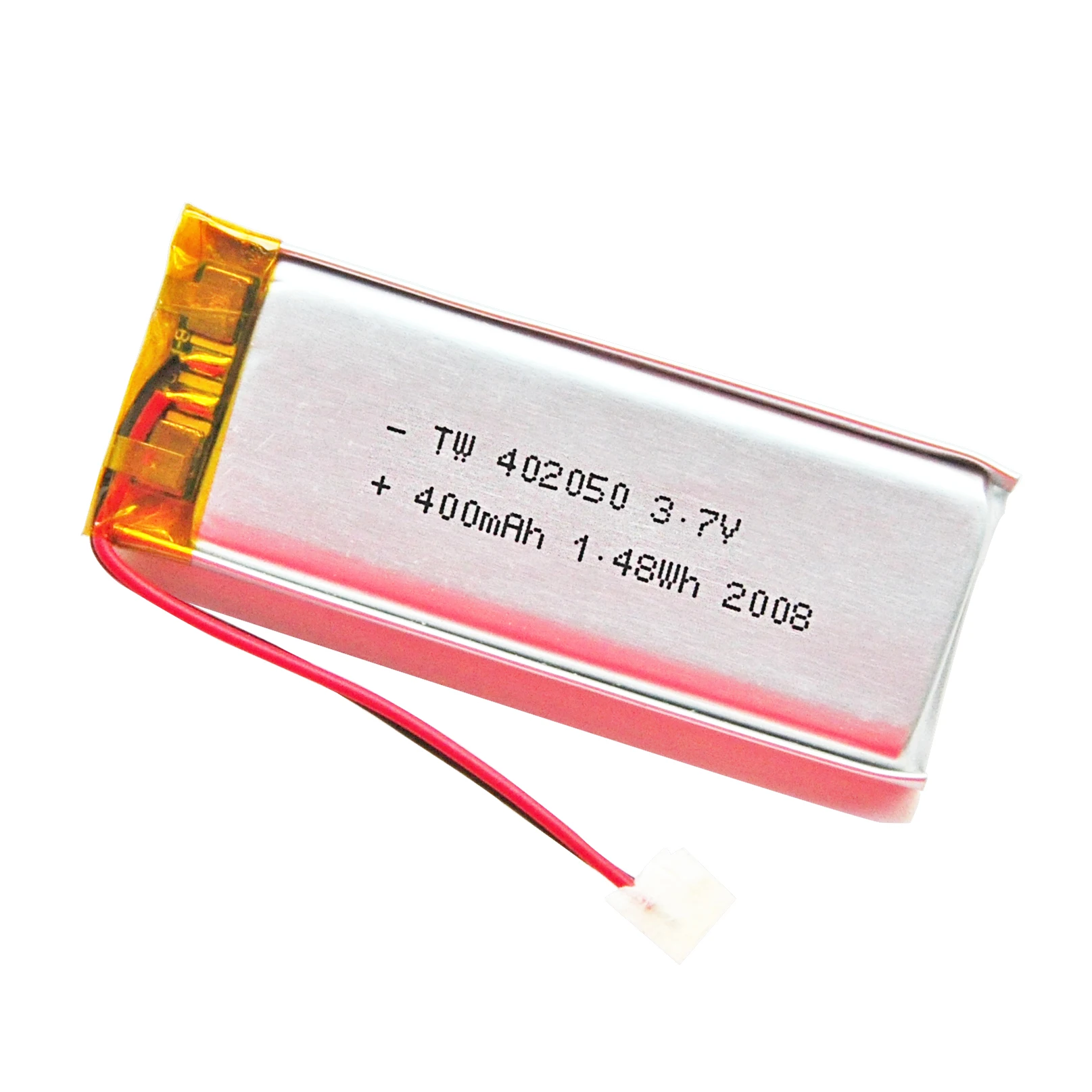 Full Capacity 402050 400mAh  3.7V Rechargeable lithium polymer battery Pack Li-Polymer Cell Bat