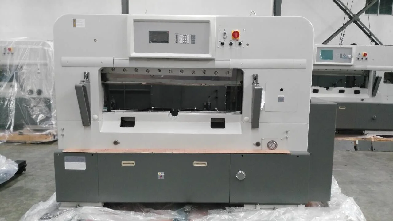 QZK-1150M7 High-speed Dual Liquid Pressure Gas Automatic Programmable Hydraulic Cutter Paper Cutting Machine with Sensor Alarm