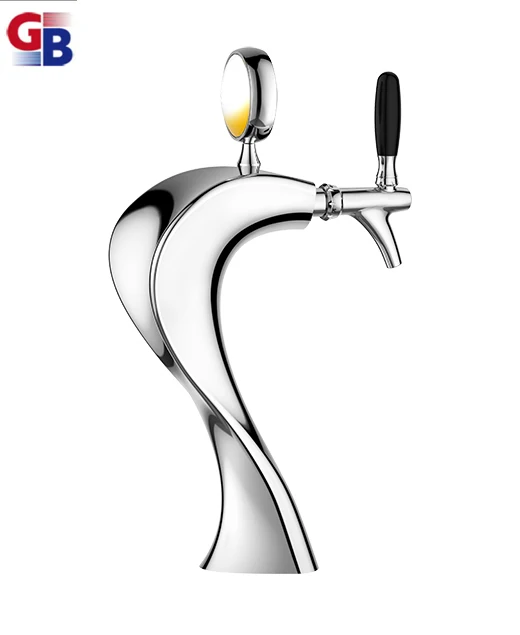 One Way Tap Dragon Beer Tower with led lights