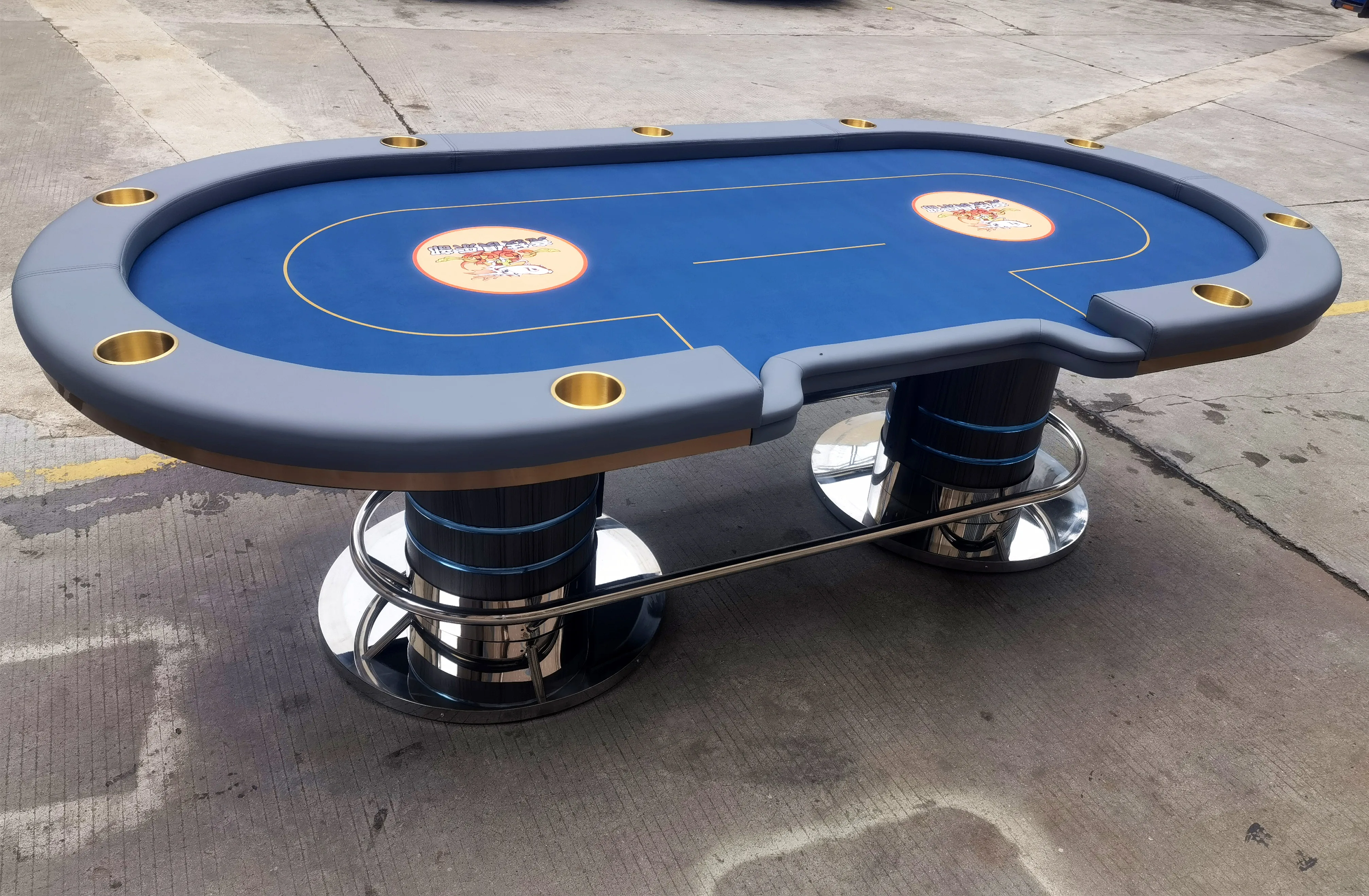 Poker Table Wholesale Classic designed Custom 10 seat Poker Gambling Table texas Holden poker table
