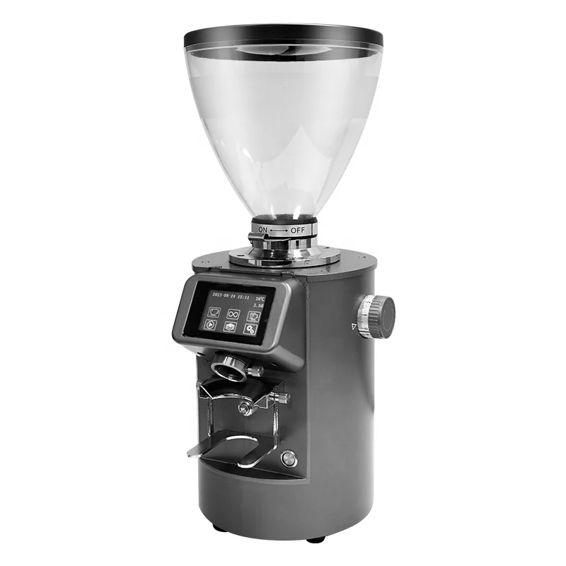 83mm titanium flat burr  commercial coffee grinder electric digital control coffee bean grinders for espresso