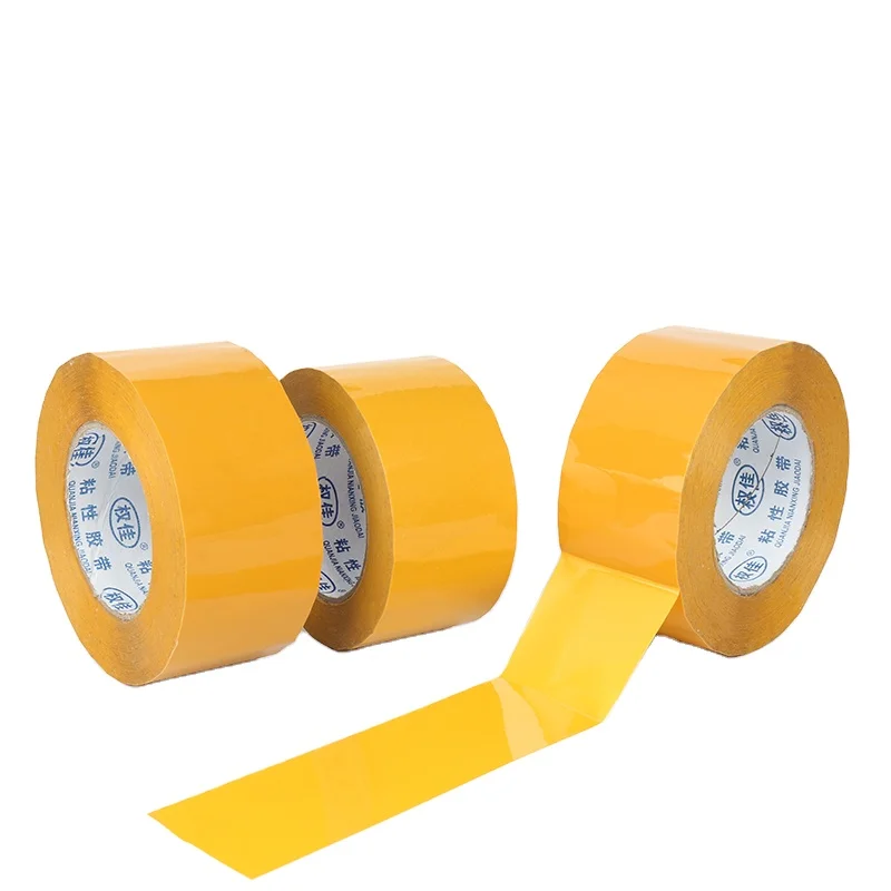 Custom Logo Bopp Tape Adhesive OPP Packaging Tape No.325 Natural Rubber Waterproof and Heavy Duty in Factory