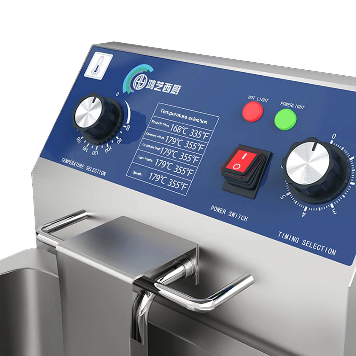 China factory hot sale commercial quality electric fryer manufacturer 12L table fryer suitable for hotel commercial kitchen