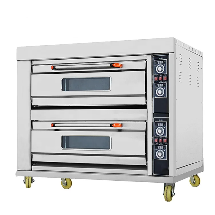 Commercial oven for bakery Deck Electric Oven For Baking Cake Good Price Industrial pizza oven prices 3 deck 6 trays