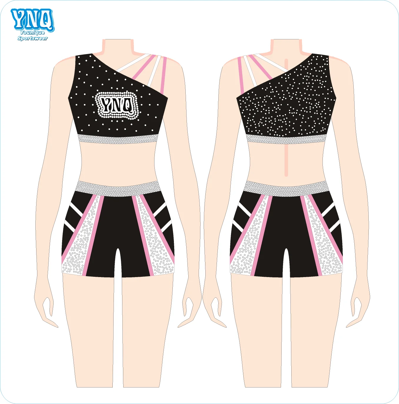 OEM Free Design Popular Practice Kits Crop top and short for Kids