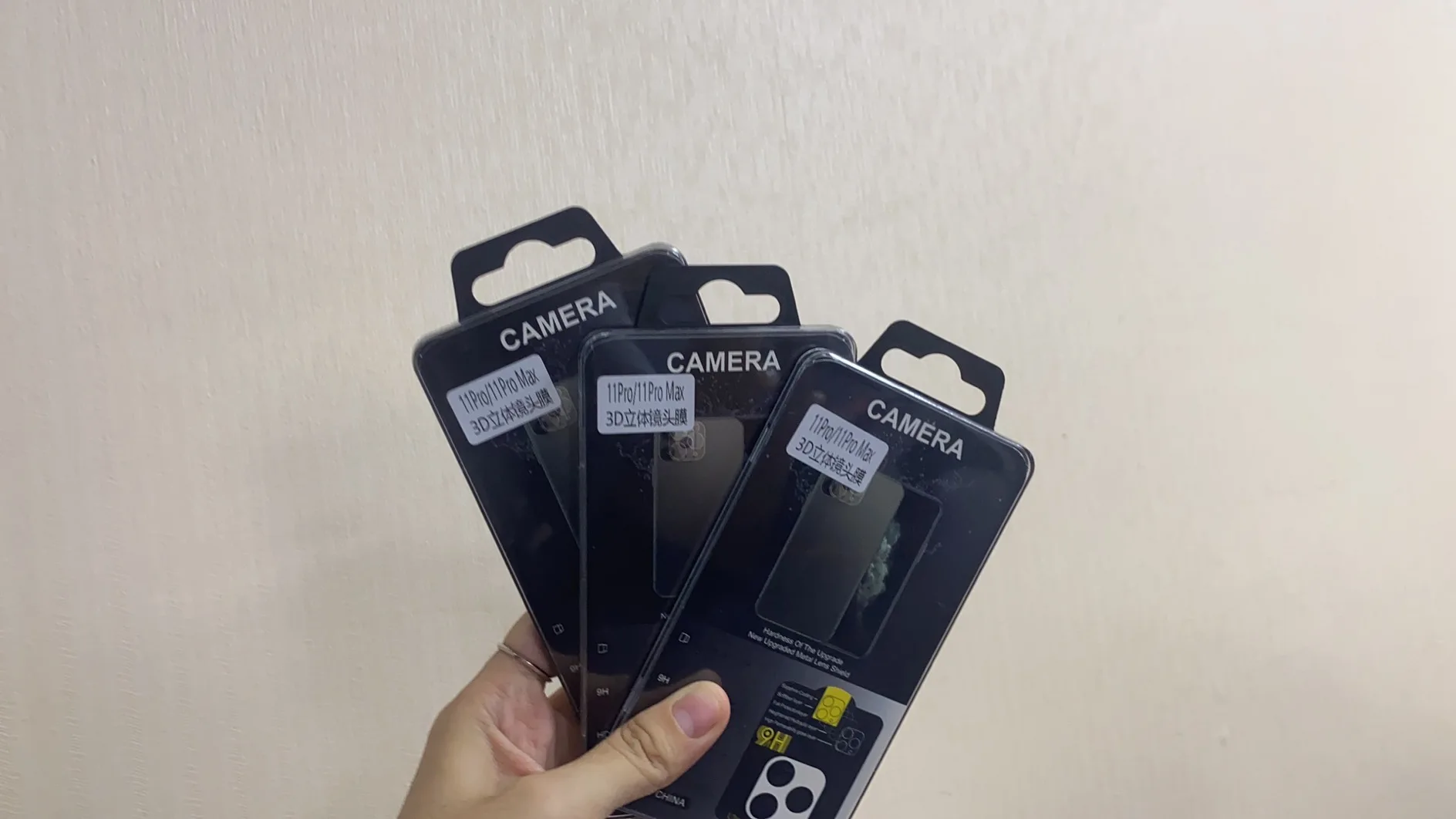 
High clear 9H 3D Explosion proof behind Camera lens tempered glass screen protector for iphone 11 