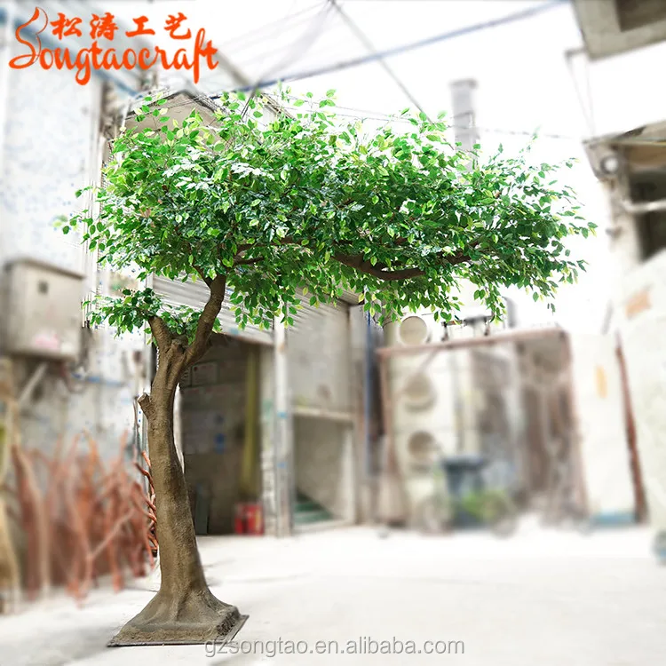 Wholesale Garden Wedding Table Centerpiece Event Decor Greenery Artificial Ficus Trees Banyan Tree Plant