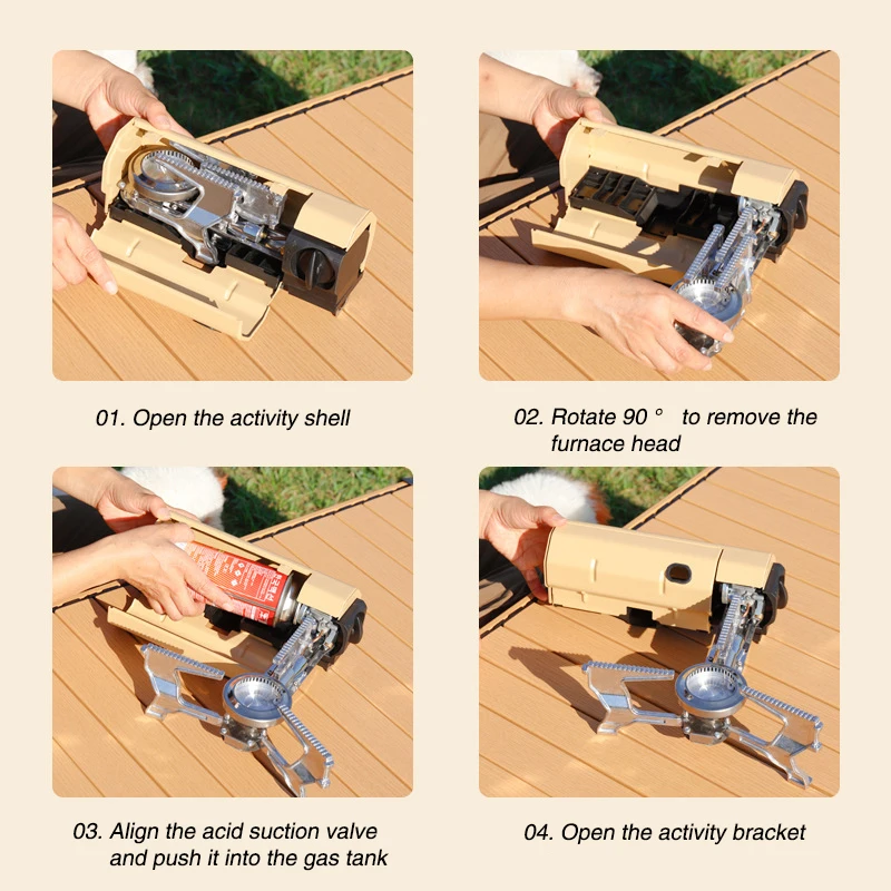 Popular in Europe and America portable butane carburization furnace stove gas burner with oven