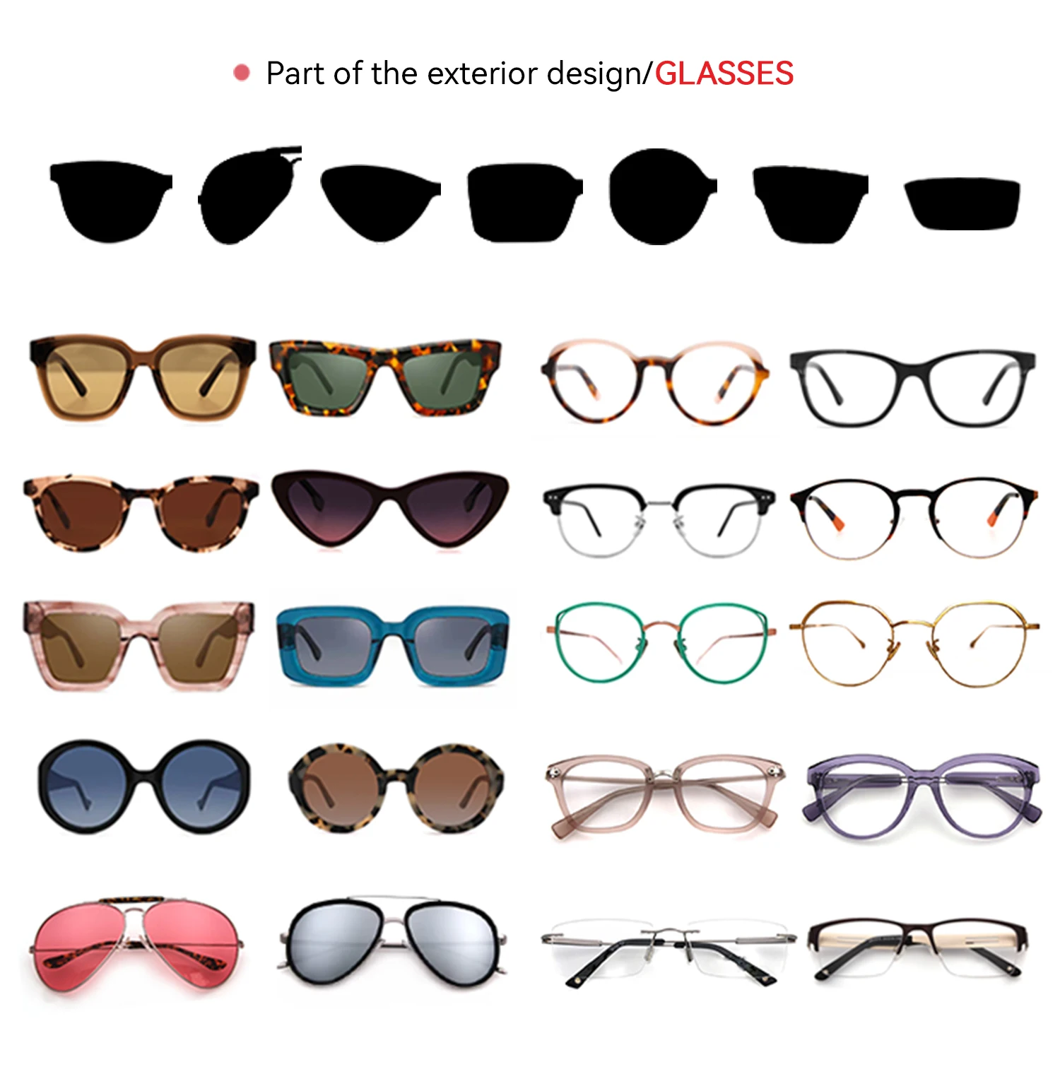 Cheap Price Assorted Eyeglasses Acetate Eyewear Optical Frame Designer Spectacle Frames Reading Glasses for Men Women