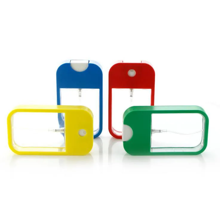 Manufacturers 38ml/45ml PET/PP New Design Phone Type Travel Pocket Credit Card Plastic Perfume Spray Bottle