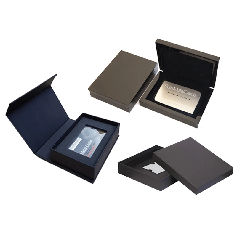Wholesale Custom Luxury  Business Credit Card Packaging Box VIP Credit Card Packaging