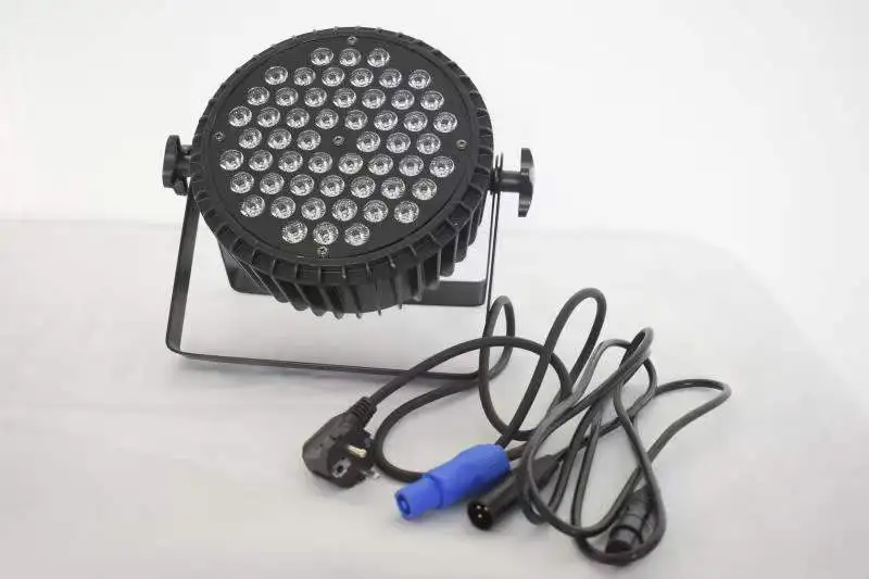 Оптовая Продажа с фабрики 54x3 Вт светодиодный плоский свет RGB для внутреннего наружного водонепроницаемого IP65 тонкий сценического шоу dj disco club wedday