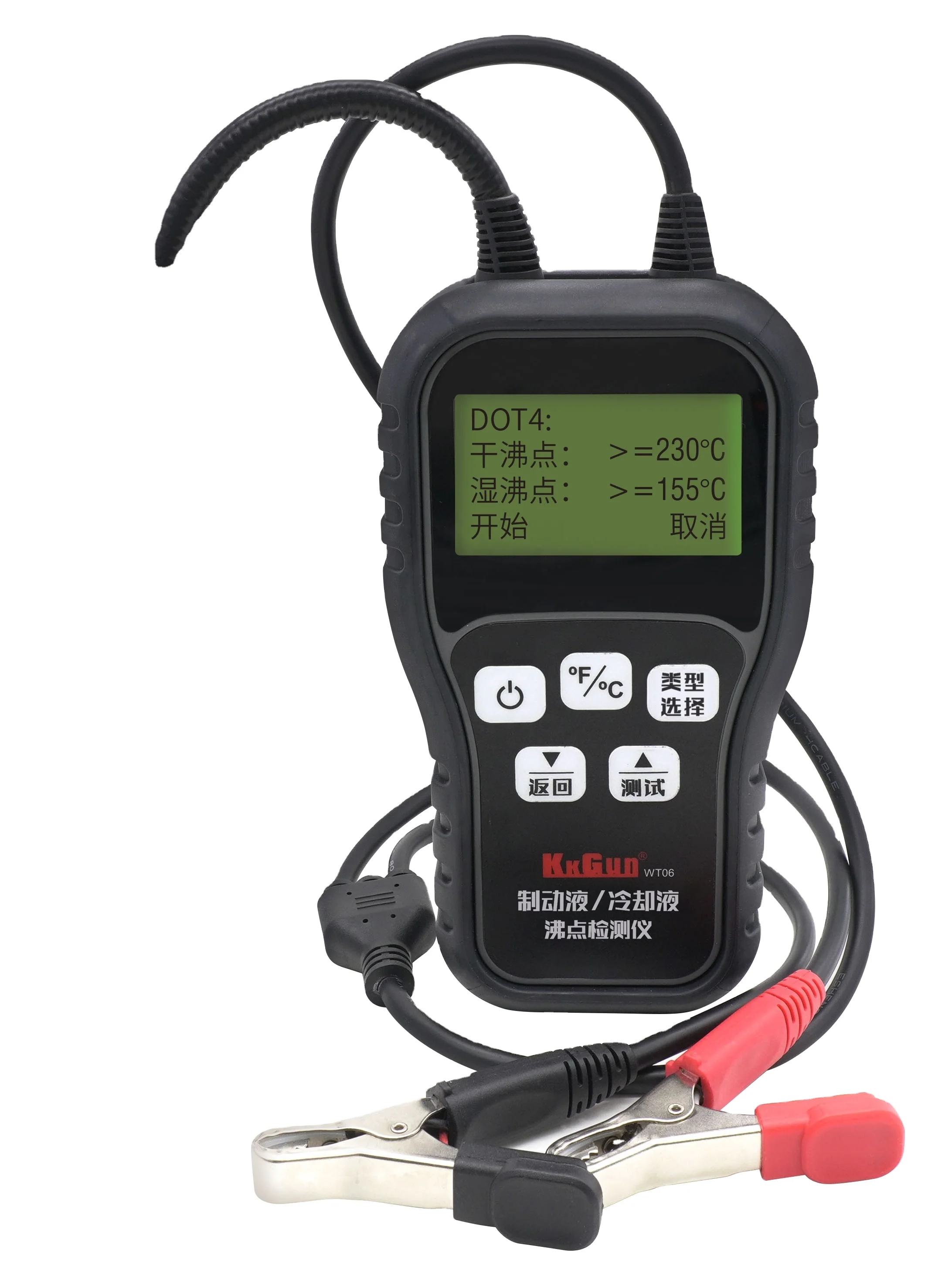 Brake Fluid Tester Auto Brake Diagnostic Testing Tool Hydraulic oil/Liquid/Oil Moisture Analyzer for DOT3/DOT4/DOT5.1 BrakeFluid