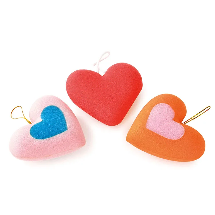 Free Sample Natural Flower Shape Bath Sponge Exfoliating Bath Scrubber Dead Skin Remove Baby Bubble Toys Bath Sponge Wholesale