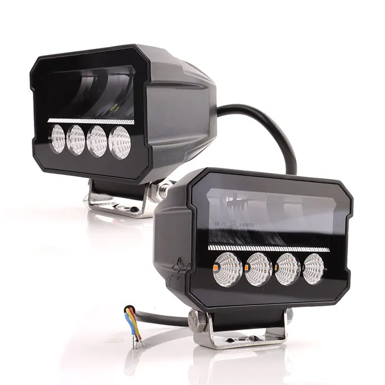 Yellow Daytime Running Lights Spotlight Car Led Work Light Offroad Led Work Light Bar