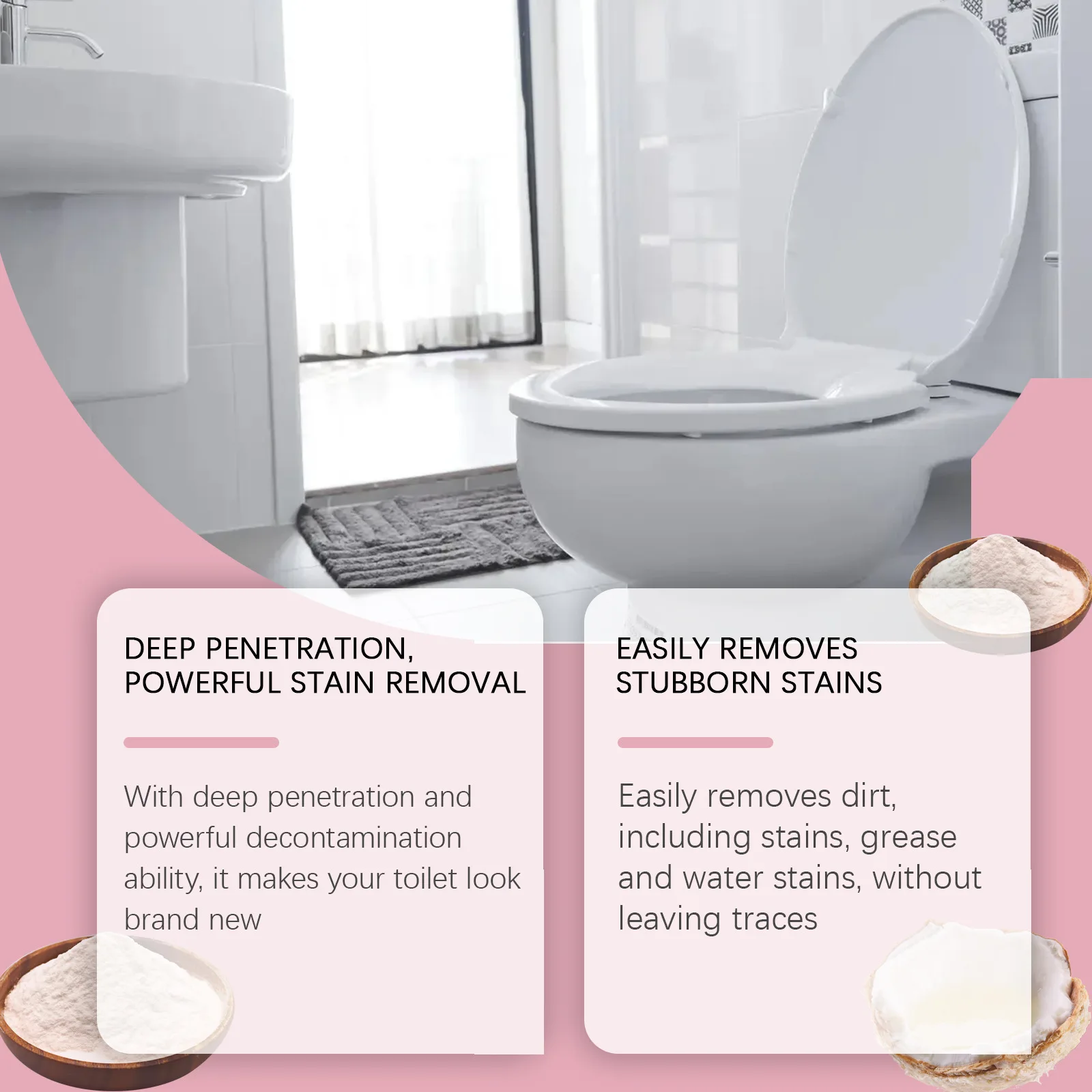 JAKEHOE Toilet Spray Floral Eco Friendly Odor Eliminator Stain Removal Fragrance Toilet Cleaner Liquid Spray