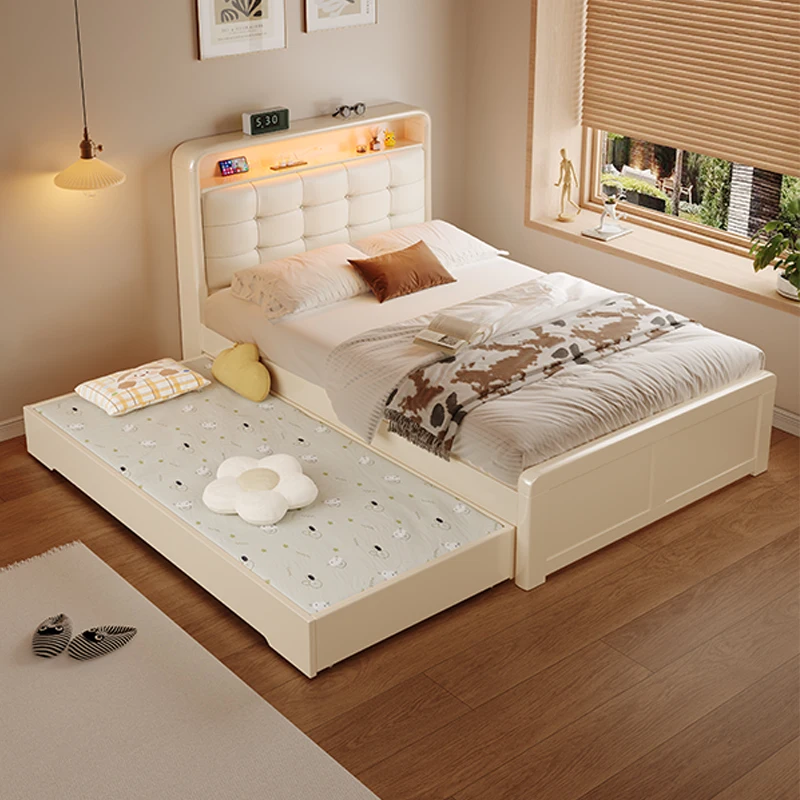High Quality Modern Nordic Solid Wood Beds Double Bed Designs Solid Wood Bed