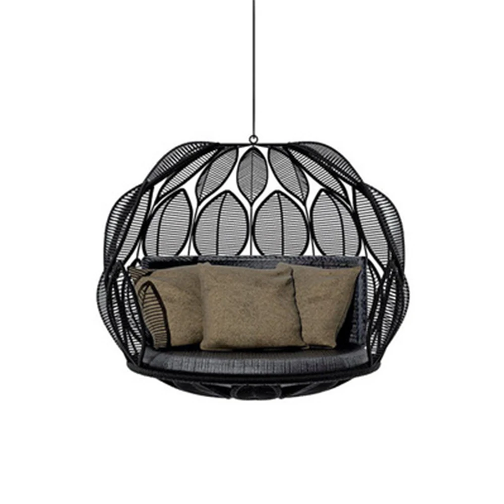 Eco-friendly Paint Hand Made Comfortable Relaxing Automatic Indoor Swing Chair For Adults