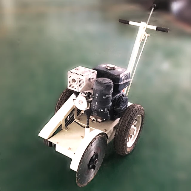 Concrete pavement crack routing machine asphalt concrete road trough cutting machine