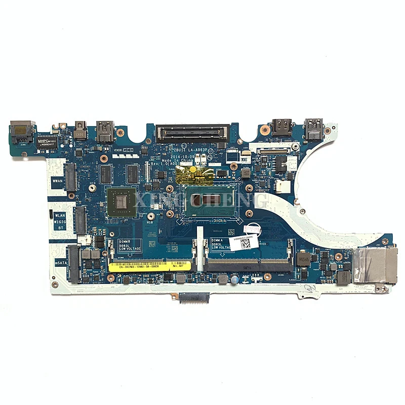 For DELL Latitude E7450 7450 Laptop Motherboard CN-0KVR03 0KVR03 ZBU11 LA-A963P With SR23V I7-5600U 840M/2GB 100% Working