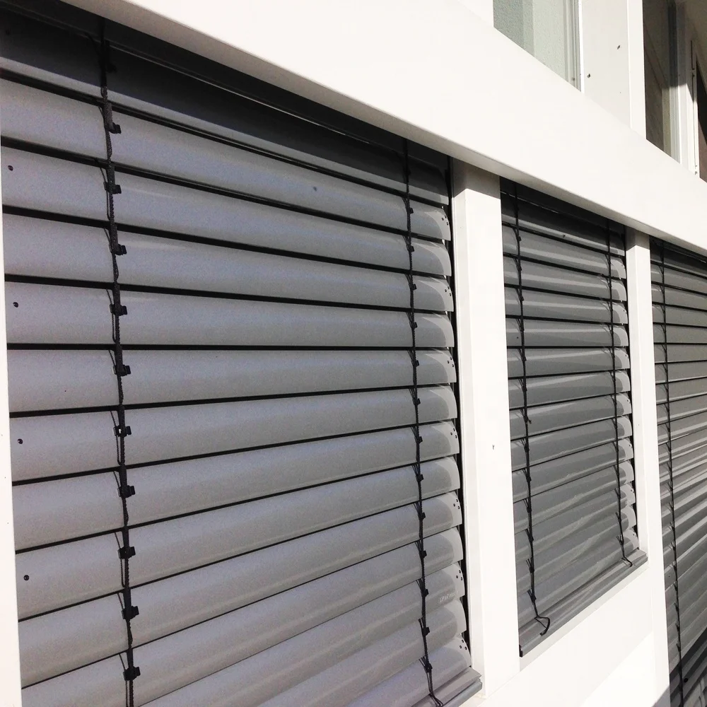 China Supplier Automatic Aluminium External Blinds Outdoor Venetian Blind