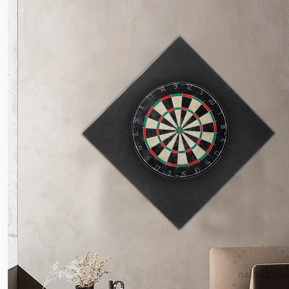 EASTOMMY ET-234047 Magnetic Darts set Square Dartboard Wall Protector Black Party Game