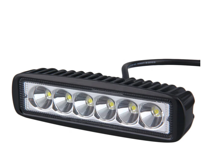 Car Truck Emergency Flasher Dash Strobe Warning Light Red/Blue Ultra-thin 6 LED 18wDay Running Flash Led Police Lights