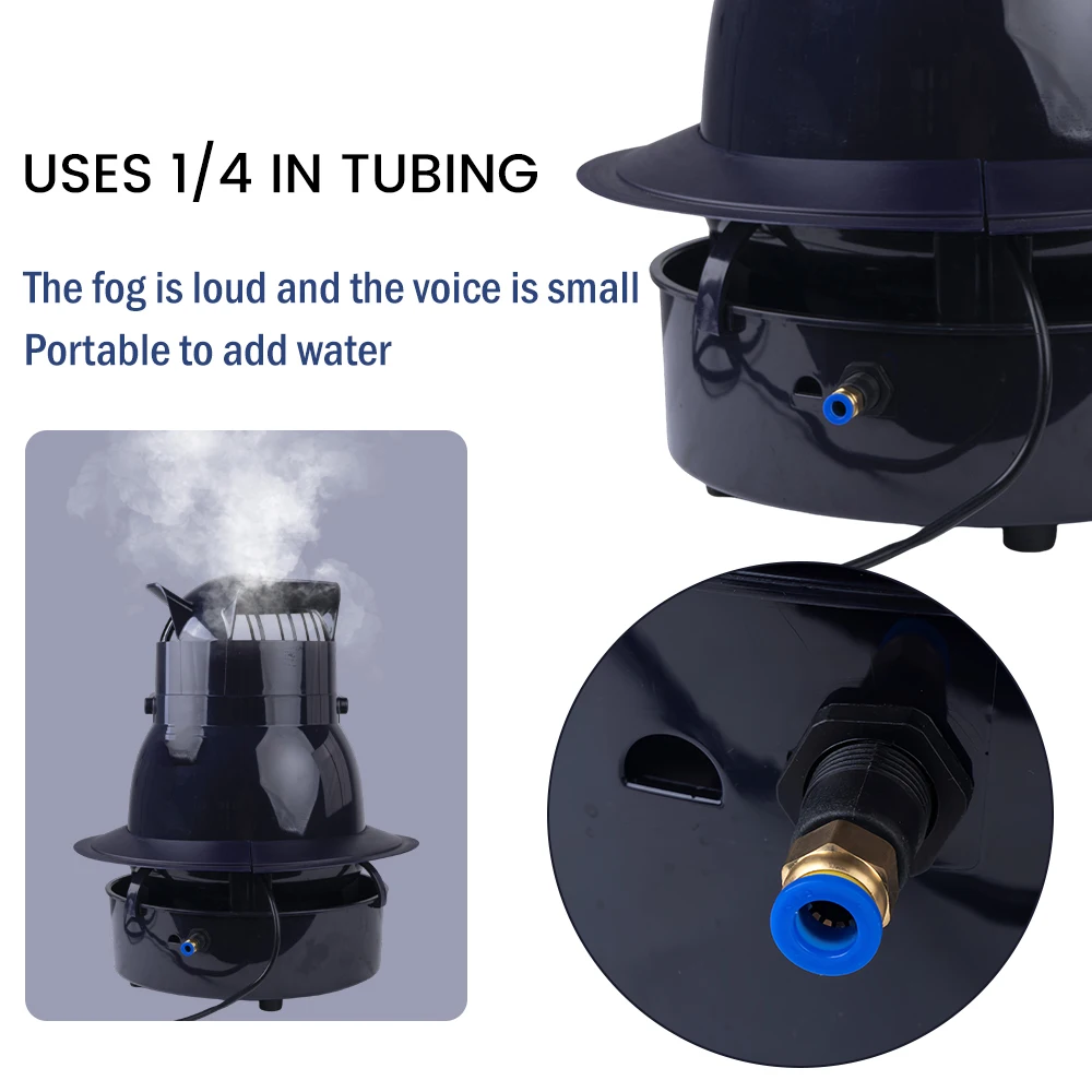 Portable Ultrasonic Humidifier for Home Office Garden Remote Control Moisture Humidicator Plant Cultivation Mushroom Greenhouse