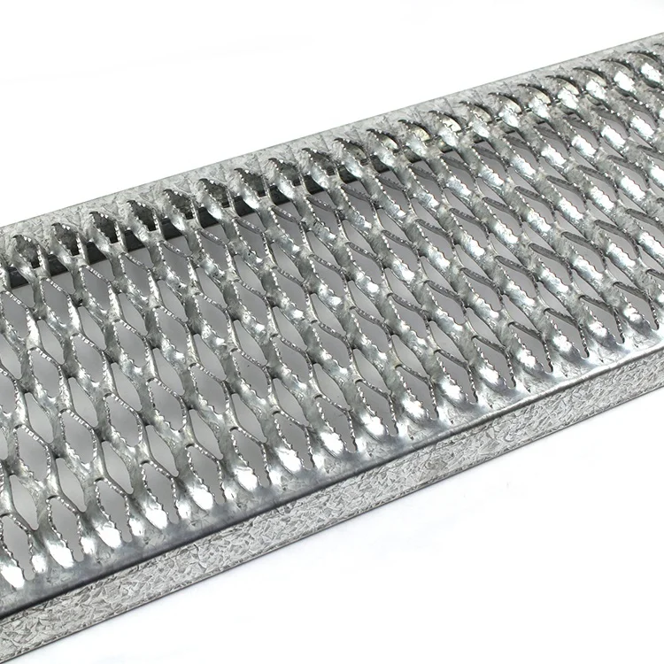 Aluminum Serrated Walkway Perforated Grip Strut Treads For Safety Grating safety grating walkway plank speaker grill metal