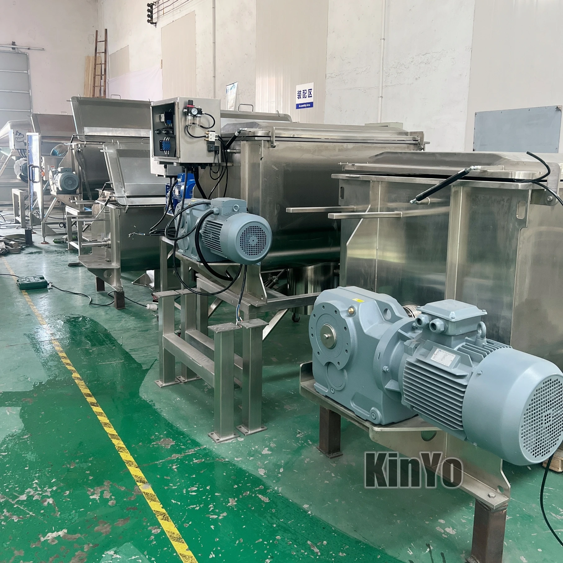 Reliable Quality Stable Performance Durable All 304 food Powder condiment spice wheat flour plaster ribbon type Mixer