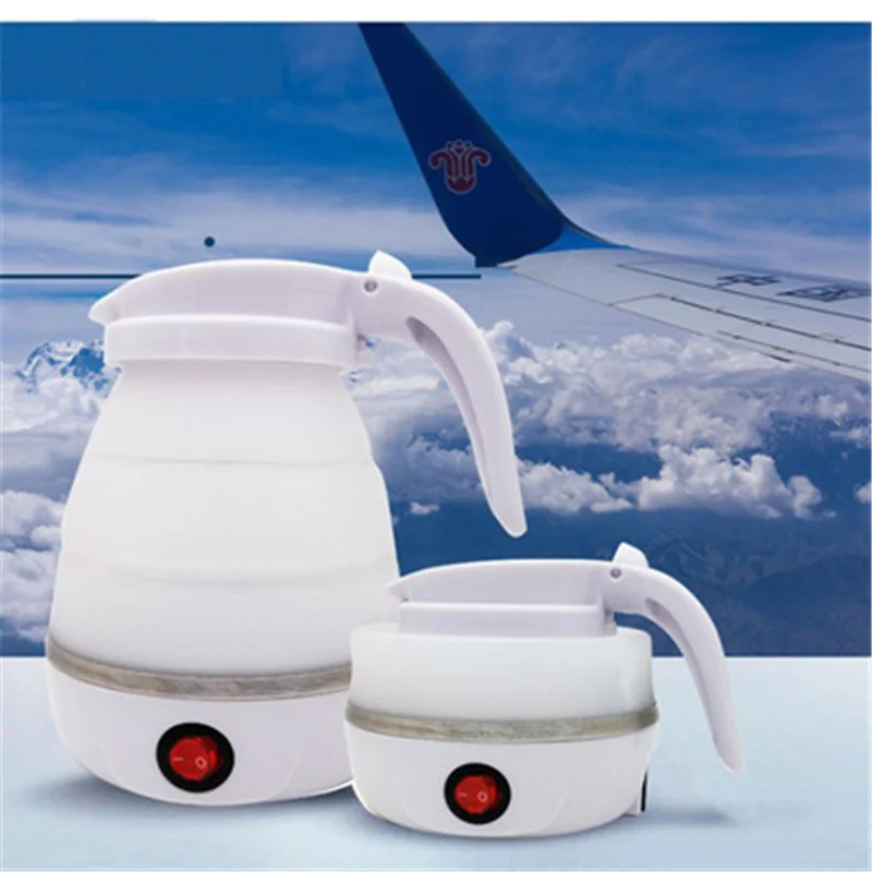 cheap Baby Grade Silicone Hotel Thermal Insulation Small Kettle Travel foldable water heater