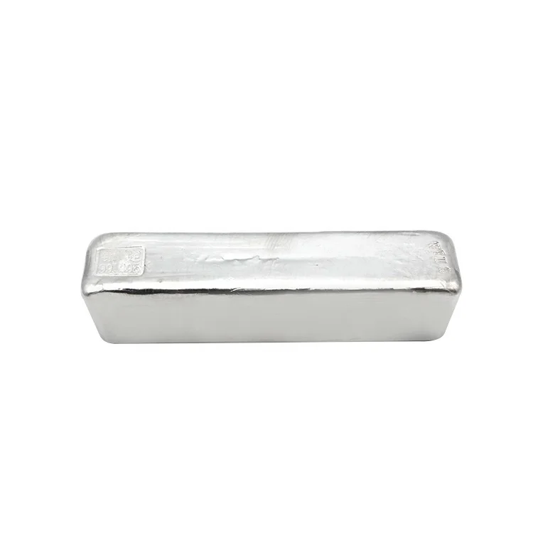 Silver White Metal Indium Ingot Indium 1kg Indium Bar (1600424182312)