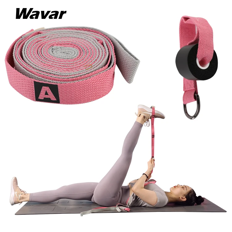  Superior Non-Stretch Woven Yoga Straps Twill with Metal O-Ring Buckle resistance bands