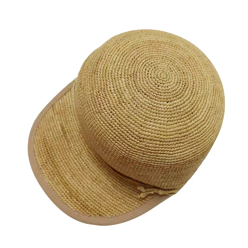 Wholesale Summer Holiday Wide Brim Lafite Women Straw Hats Simple Korean Lafite brimmed hat