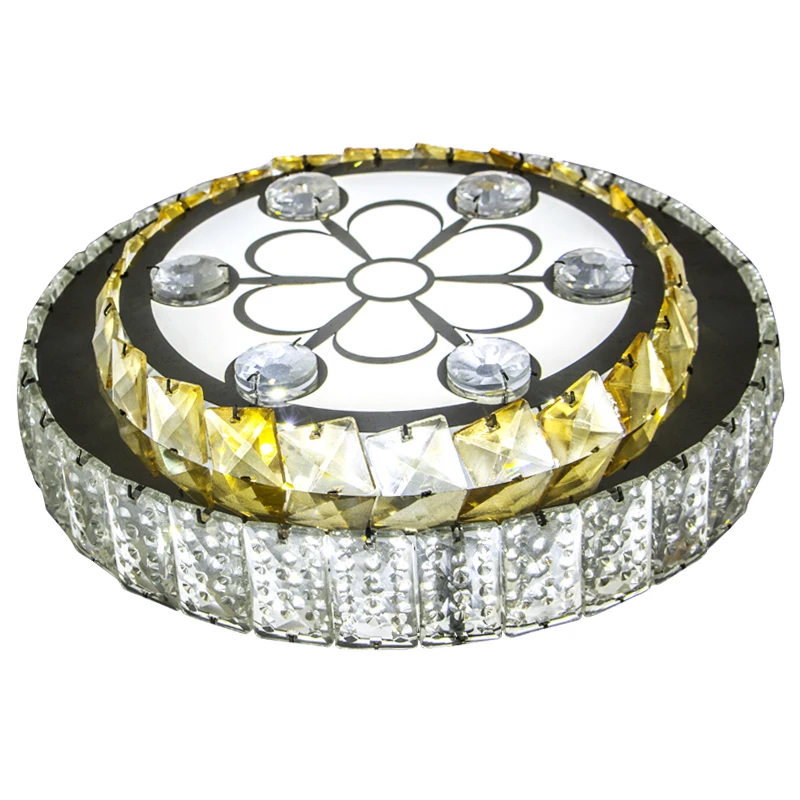 Modern Fixtures Design Decoration Crystal Home Lighting Round Led Ceiling Lamp Ceiling Lights Bedroom Ceiling Light