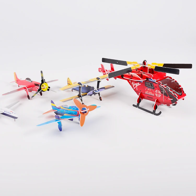 Small both side printing 3D custom car puzzle set for kids