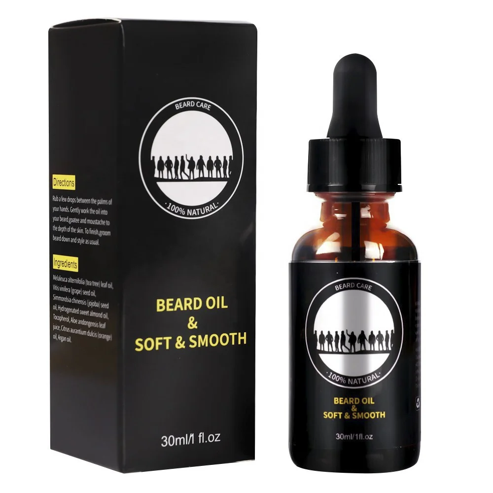 Laijiawan Wholesale 100% Pure Organic Gentleman Shaving Cream Beard Care 5 sets beard brush beard scissors  soap Aftershave  oil